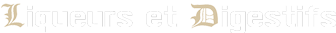carte - Digestifs
